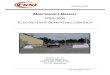 RSS-3000 ELECTRIC DROP BEAM VEHICLE B Preventative... · 2012-11-06 · The MPAI-Series Servo Actuator has an internal holding brake. Whenever there is not power to the brake, the