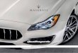 Genuine Accessories - Maserati · Care and Protection 16 BRANDED FLOOR MATS The Branded Floor Mats, tailor-made for the Quattroporte, not only protect the car’s carpet but also