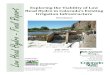 Exploring the Viability of Low Head Hydro in Colorado’s ... · Colorado irrigation canal, including the seasonality of irrigation diversions, seniority of water rights, locations