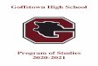 Goffstown High School ... complete a defined, rigorous academic course of study that prepares them for