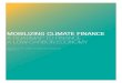 MOBILIZING CLIMATE FINANCE A ROADMAP TO FINANCE A … · Investment Bank n Badré Bertrand, Managing Director and Chief Financial Officer, World Bank Group n Baron Richard, Policy