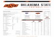 Kansas State Wildcats Cowboys Oklahoma State Schedule 3-0; 0-0 Big 12 3-1; 0-1 Big 12 SERIES HISTORY VS. KANSAS STATE Kansas State … · Last Oklahoma State Win (2016) OSU 43, K-State
