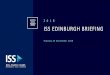 2018 ISS EDINBURGH BRIEFING...ISS EDINBURGH BRIEFING Tu e s d a y 2 5 S e p t e m b e r 2 0 1 8 Lorraine Kelly, Head of ISS Governance Solutions CORPORATE UPDATE ISS’ VISION & MISSION