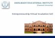 Entrepreneurship Virtual Incubation Cell Cell.pdf–How to Build a Startup (offered buy Udacity©) •Modular Courses: –Entrepreneurship and Healthcare in Emerging Economies –Innovating