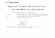 Swisscom Digital Certificate Services · 2.10 10.11.2015 Kerstin Wagner Amendments as per the German version 2.11 07.06.2016 Kerstin Wagner Review and Update 2016; Move of the descriptions