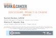 DISCLOSURE, PRIVACY & ONLINE BRAND - Cancer and ......DISCLOSURE, PRIVACY & ONLINE BRAND This presentation is intended to provide general information on the topics presented. It is