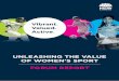 UNLEASHING THE VALUE OF WOMEN’S SPORT · 10/19/2017  · Unleashing the Value of Women’s Sport Forum Report 7 Suncorp NAB Thomas Dobson, Head of Media & Partnerships at NAB outlined