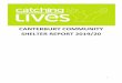 CANTERBURY COMMUNITY SHELTER REPORT 2019/20 · Sleeper Initiative Team, Fiona Thompson – Porchlight, Lorraine Swan – Porchlight, Will Myers – Canterbury City Council, Jamie