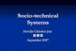 Socio-technical Systems - Tunghai Universityemtools/Embedded Tool Chain/2_1.pdf · Socio-technical system characteristics Emergent properties Properties of the system of a whole that