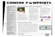 COWERN P WPRINTS - ISD 622 · 2005-04-18 · ‘Paws’ for News from the Principal May 4, 2018 COWERN P WPRINTS Upcoming Events May 4 Cowern Carnival 5:00-8:00 p.m. carnival, including