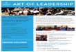 ART OF LEADERSHIP · Art Of Leadership is an interactive professional development program that explores leadership and workplace issues in creative ways. How a conductor inspires