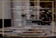 CLIFF Heat at Home menu · 2020-05-05 · 2017 Cliff Montepulciano di Abruzzo. Cantina Tollo, Italy €17 2018 Malbec, Cassone la Florencia, Mendoza, Argentina €21 2017 Babera D’Alba