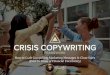 ©2020 Authority Institute c/o Authority Advisory Sdn …©2020 Authority Institute c/o Authority Advisory Sdn Bhd 2 CRISIS COPYWRITING FRAMEWORK How to Craft Compelling & Converting