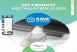 KIT PRODUCT INSTALLATION GUIDE...activate the switched outlets, 15-18 watts. 2 Switched Outlet Plug in game consoles, DVD players, monitors or other peripheral devices. These only