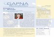 Newsletter Summer 2012 · 2 The Newsletter — † Summer 2012, Volume 31, Number 2 The stage is set for GAPNA’s 31st Annual Conference – Promoting Clinical Excellence Through