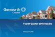 Fourth Quarter 2019 Resultss1.q4cdn.com/456119668/files/doc_financials/2019/q4/MIC_Q4_201… · Q4 2019 Results Genworth MI Canada Inc. 2 Forward-looking and non-IFRS statements DRIVING