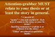 Attention-grabber MUST relate to your thesis or at least ...stoltzfusvhs.weebly.com/uploads/2/2/7/8/22785184/sswriting_instru… · Restate the 2 main ideas (literary terms) Summarize