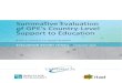Summative Evaluation - Global Partnership for Education · of GPE [s ountry Summative Evaluation -Level Support to Education atch 5, ountry 17: Kyrgyz Republic EVALUATION REPORT (FINAL)