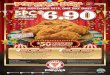 Popeyes Louisiana Kitchen | Fried Chicken Tenders ... · DâY? pepeYes 10 ANNIVERSARY 3RD NOVEMBER 2019, ONE DAY ONLY 5 PC $ CHICKEN (UP $13.90) WORTH CASH & FOOD EARLY BIRD SPECIAL