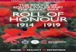 THE POLICE OF SOUTH WALES AND THE GREAT …...WE REMEMBER WITH PRIDE ALL THOSE WHOSE NAMES APPEAR IN THE ROLL OF HONOUR THE POLICE OF SOUTH WALES AND THE GREAT WAR LED BY IWM ROLL