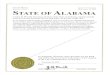  · JOHN H. MERRILL SECRETARY OF STATE ALABAMA STATE CAPITOL MONTGOMERY, AL 36130 STATE OF ALABAMA I, John H, Merrill, Secretary of State of the State of Alabama, having custody of