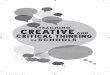 Teaching Creative and Critical ... - SAGE Publications Ltd · Matthew Noyes, BA Education with QTS student, University of Wales Trinity Saint David. Sharon Phillips, and the staff