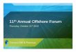 11th Annual Offshore Forum · Third largest reinsurance market Two recent trends: • use of special purpose insurers for ILS/sidecar ... Investor Cedant SPI Reinsurer Debt Investor