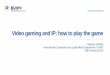 Video gaming and IP: how to play the game · Conventional video game GUIs normally do one of the following: superimpose a down-scaled map of the zone of interest on the enlarged portion