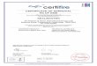 CERTIFICATE OF APPROVAL No CF 5428 · This certificate is the property of Exova (UK) Limited trading as Warrington Certification Reg. Office: Exova (UK) Limited, Lochend Industrial