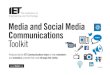 Media and Social Media Communications Toolkit€¦ · Social media: Twitter, Facebook, LinkedIn and others Local television Local radio ... We can also offer advice on how to ‘pitch’