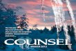 WINTER 2012 - Counsel Magazine · WINTER 2012. Follow Me Johns g’ ospel opens and closes about words. The profound and majestic opening words of the gospel declare in clear and