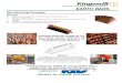 Kingsmill Earthing, · The displayed Earth Bar is a customer special. Due to the specification of length by the customer, a 2 row earth bar with M6 Fittings has been manufactured