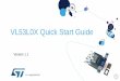 VL53L0X Quick Start GuideAPI software STSW-IMG005 st.com site map 4 VL53L0X Main Page VL53L0X documentation • DB2846 - Data brief • DS11555 - Datasheet • UM2039 - API user manual