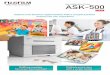 Dye-sublimation Printer ASK-500 · Now with even easier supply replacement and more print-size flexibility, the ASK-500 opens up new photo business possibilities. Multiple sizes can