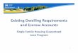 Existing Dwelling and Escrow Accounts · 2019-11-20 · Existing dwelling requirements and escrows ANSWER: 3555.202(c), HB 12.9 C A. TRUE • Seller supplied the escrow funds from