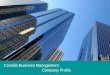 Consilia Business Management Company Profile · Nasce nel 2011 per offrire alle PMI ad elevato tasso di innovazione e di crescita un insieme di servizi di consulenza in tema di processi