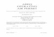 ADEQ OPERATING AIR PERMIT · Increases the CO emission rates on the Dryer (SN-01) to allow for a lower RTO ... cylindrical rotary drum-type flake dryers heated ... Fahrenheit (EF),