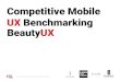 BeautyUX Competitive Mobile UX Benchmarking · 2019-02-13 · ANALYSIS BENCHMARK 5. CXL agency Competitive Mobile UX Benchmarking - Beauty 6 We recruited and surveyed 108 people (55