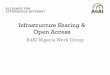 Infrastructure Sharing & Open Access · the implementation infrastructure sharing initiatives Draft proposed regulatory instrument(s) to support the implementation of infrastructure
