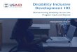 Disability Inclusive Development 102 · 2020-04-08 · 2 USAID | Mainstreaming Disability Across the Program Cycle and Beyond Programming Toolkit Back to Contents Acknowledgements