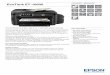 DATASHEET / BROCHURE EcoTank ET-16500 · 2018-03-27 · Take advantage of ultra-low-cost printing up to A3+ with Epson’s cartridge-free EcoTank ET-16500. With the ink included you