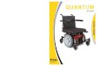 Quantum 600 Sport QUANTUM - Pride Mobility Products Corp. · 2020-02-19 · 4 Quantum 600 Sport I. INTRODUCTION SAFETY WELCOME to Quantum Rehab. The power chair you have purchased