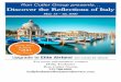 Ron Cutler Group presents… Discover the Reflections of Italy · from your actual passport and visa. We also recommend leaving a copy at home with your emergency contact. Effective