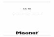 CS 10 - MAGNAT Onlineshop · 2019-03-20 · 5 DECLARACIÓN DE CONFORMIDAD Por la presente, la empresa Magnat Audio-Produkte GmbH declara que el aparato CS 10 cumple los requisitos