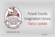 Pulaski County Imagination Library Status Update · PCIL Actual DPIL Estimate. Registration Site Locations Location Type!(Bank!(Medical!(CALS!(Laman Library!(Day Care/Child Care!(LRSD!(LRSD