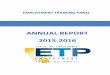 ANNUAL REPORT - California · ETP Annual Report 2015-2016 Page 3 ETP received alternative funding from the California Energy Commission (CEC). The Alternative and Renewable Fuel and