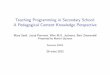 Teaching Programming in Secondary School: A Pedagogical ... Teaching Programming in Secondary School: