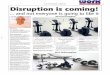 UK FITNESS SCENE Advertiser’s announcement …...UK FITNESS SCENE 23 Disruption is coming! Advertiser’s announcement... and not everyone is going to like it What disruption is