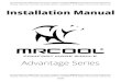 MrCool ADVANTAGE 3rd Gen Installation Manual DML vrv …pdf.lowes.com/installationguides/810512031566_install.pdfor instruction concerning use of the appliance in a safe way and understand