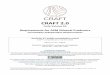CRAFT 2 · CRAFT Code of Risk–-mitigation for ASM engaging in Formal Trade –Version 2.0 Draft for Second Round of Public Consultation Objective for 2nd round Consultation The
